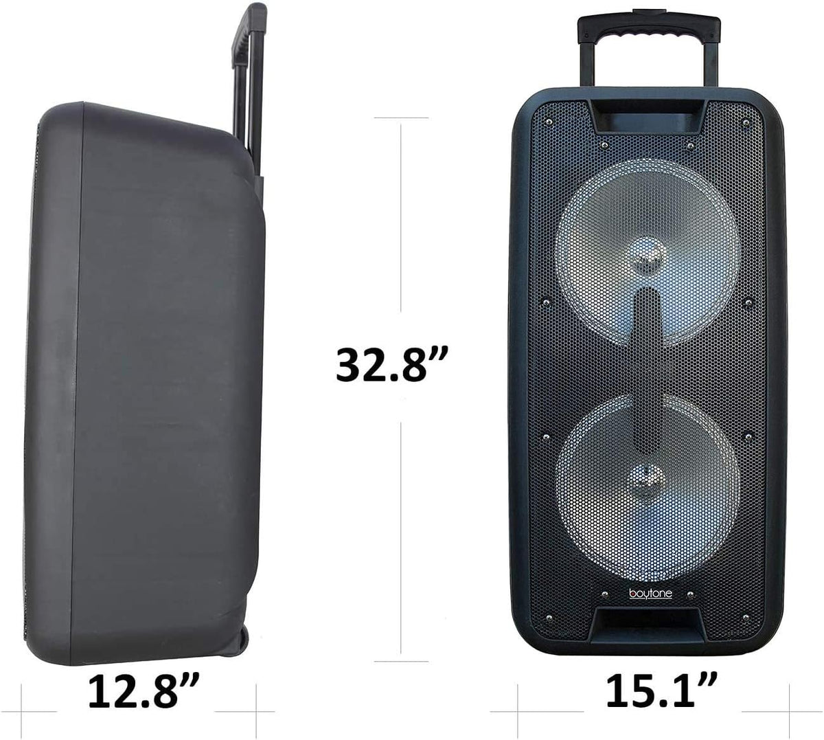 Bluetooth Dual 10 Inch PA Speaker System U160
