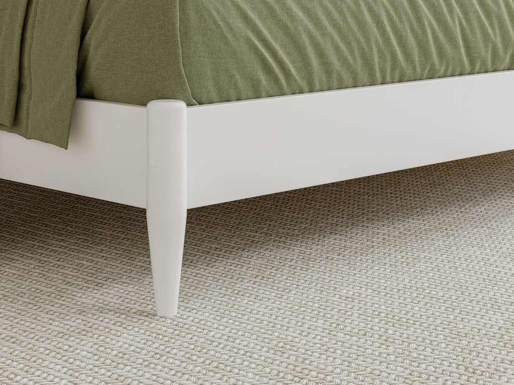 Queen Solid Wood Sleigh Platform Bed U9736