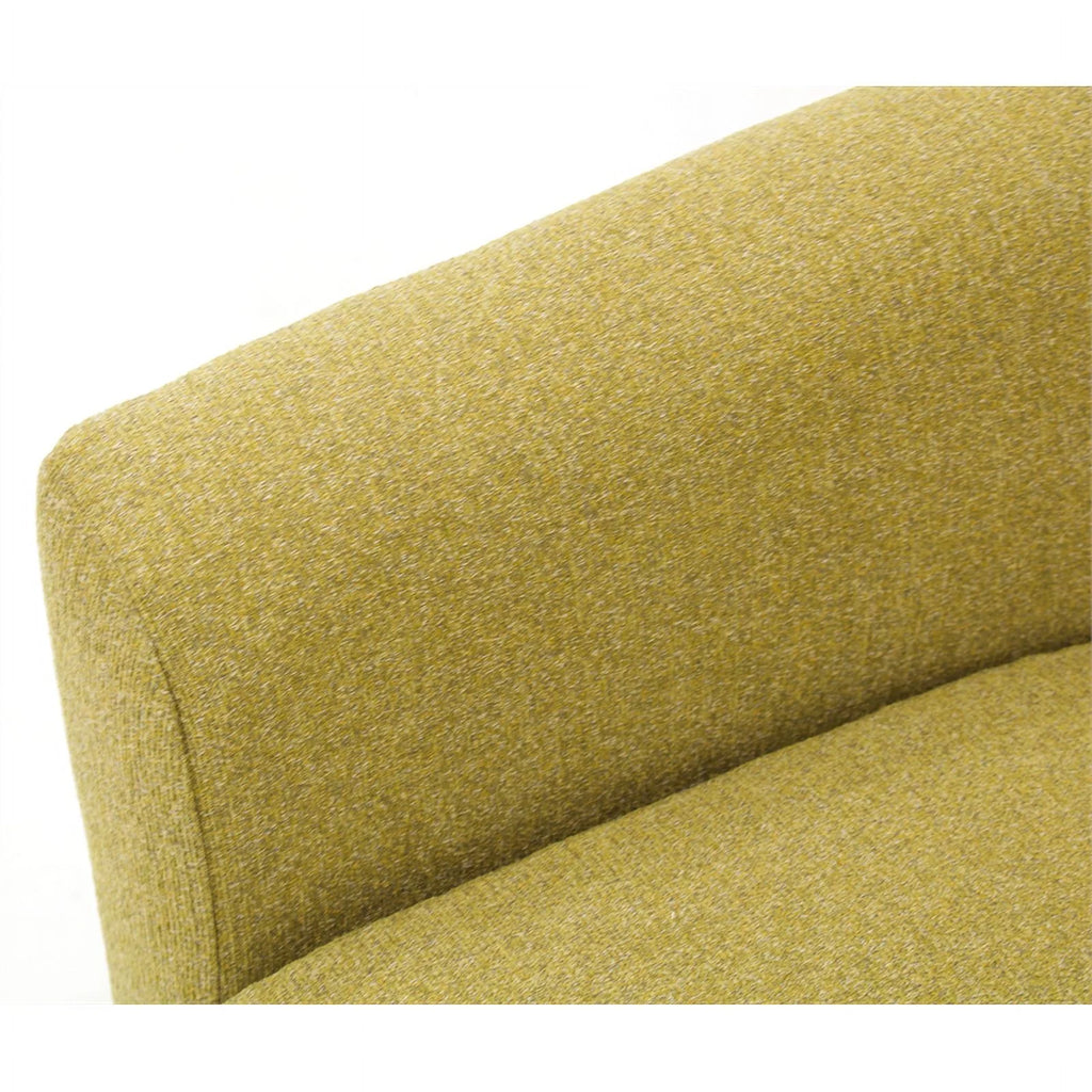 Yellow Fabric Tufted Swivel Chair Y7378