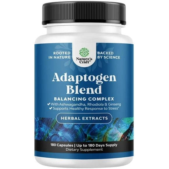 Adaptogen Supplement with Ashwagandha Rhodiola Rosea & Maca Root N567106
