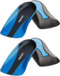 Orthotic Insoles for Plantar Fasciitis & Heel Pain, Men's 8-13, 2 Pair, Gel Arch Support Insoles C878922