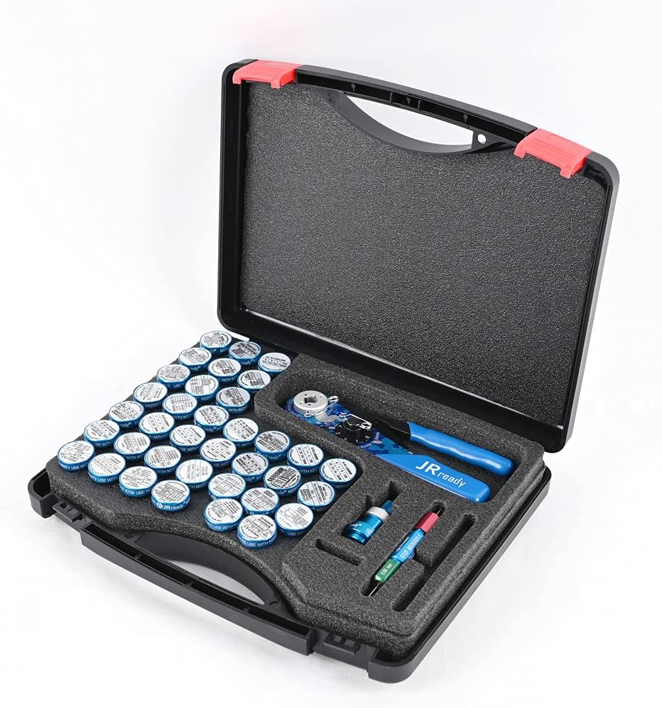 Eight Indent Crimping Tool Kit with 37 Positioner and GO NO GO GAUGE M58910
