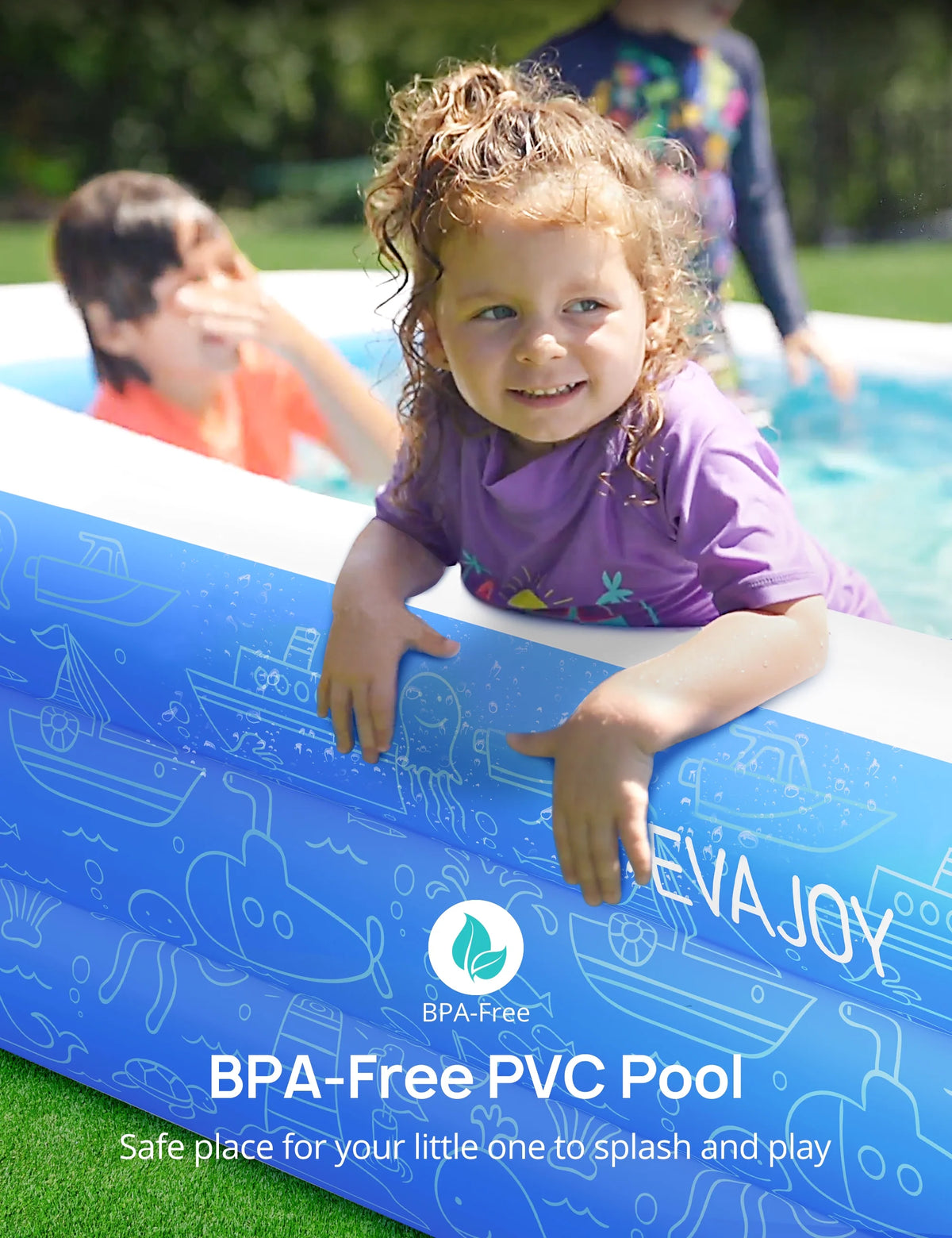 Inflatable Swimming Pools 118'' x 72'' x 20'' W184449