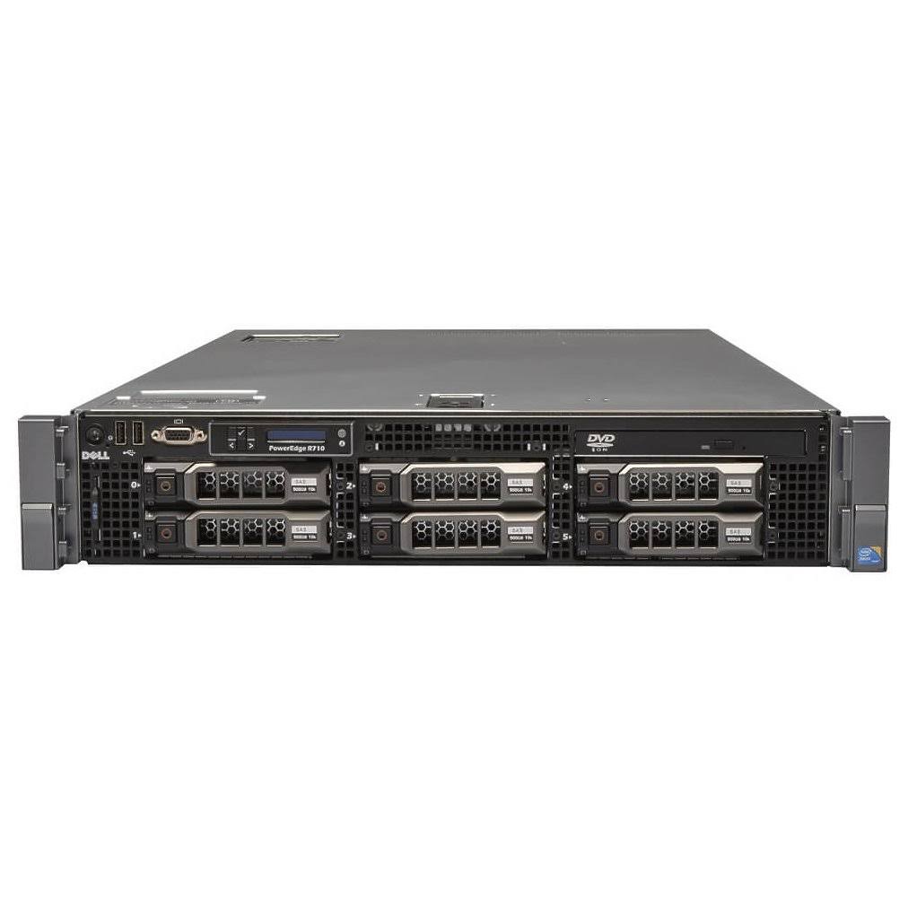 Dell PowerEdge R710 LFF X5670 Six Core 2.93Ghz 144gb 2x 500GB SAS 6i/R J124354