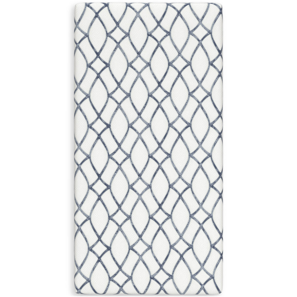 10 Inch Twin Mattress White/Blue F701483