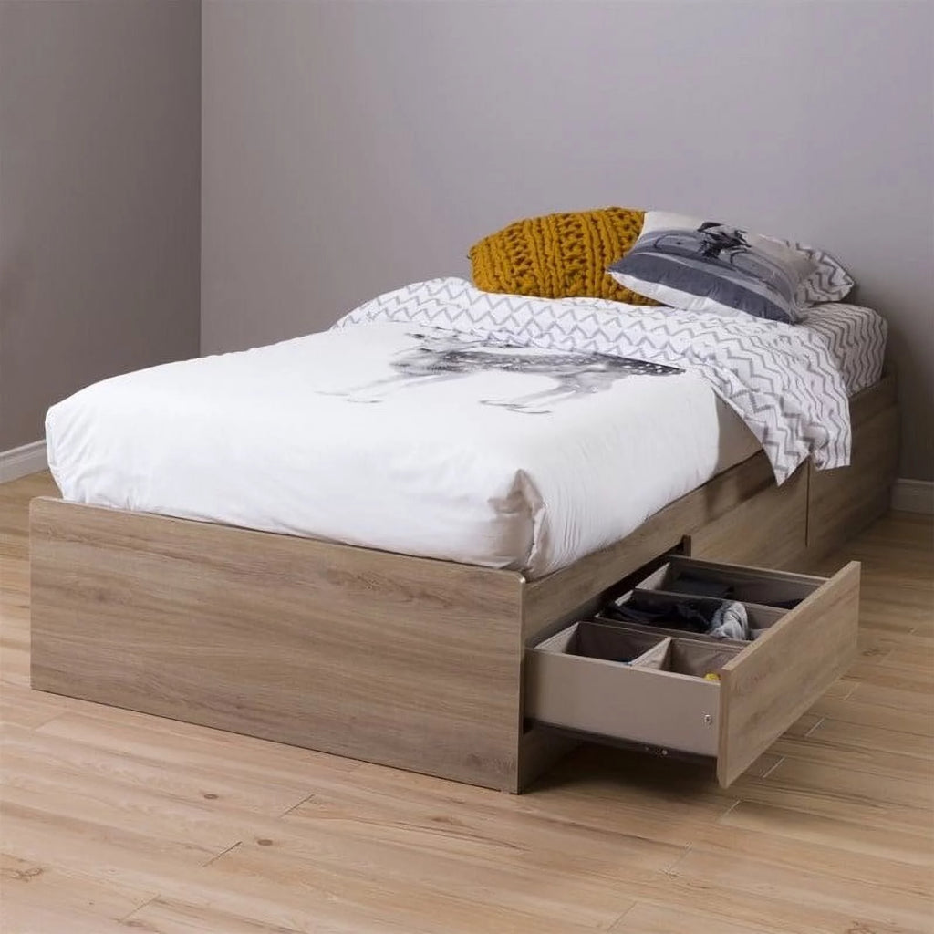 Twin Mates Bed with 3 Drawers A43295