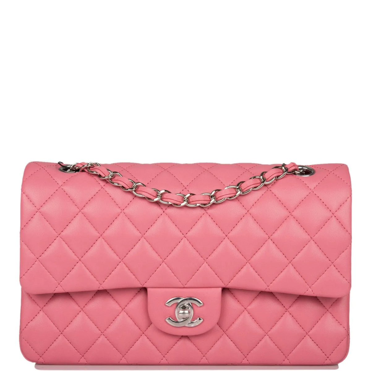 Quilted Lambskin Double Flap Bag Y8507