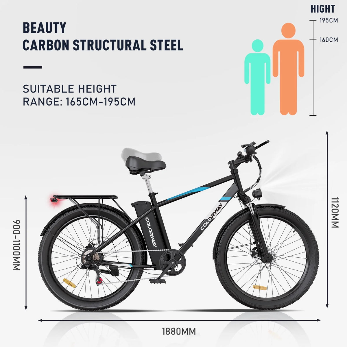 500W 26X3.0 Electric Bike W440931