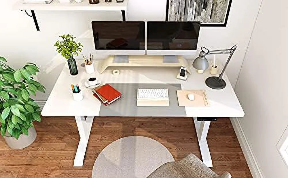 Electric Height Adjustable Standing Desk 55 x 28 Inches K677