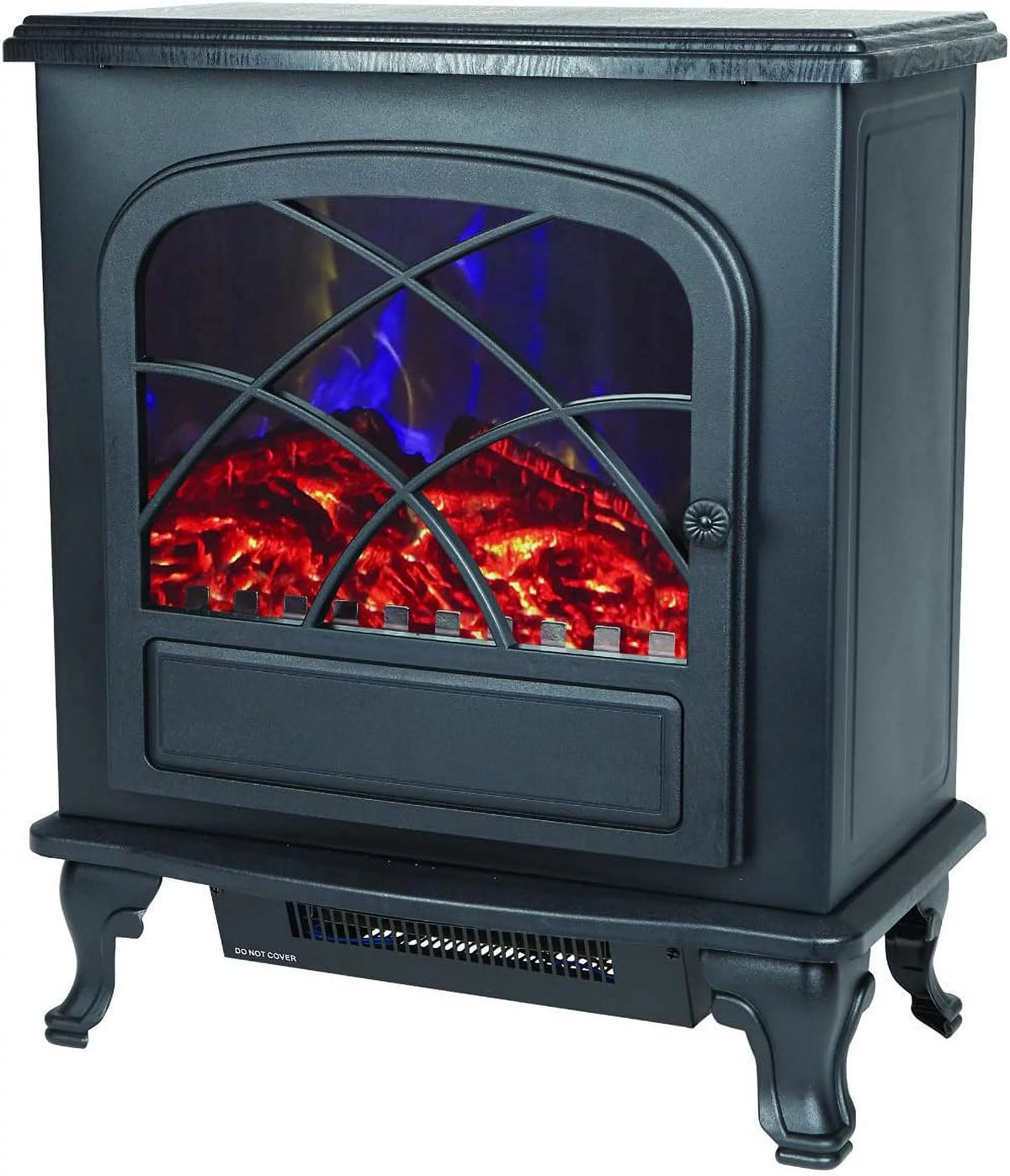 Black Infrared Electric Fireplace Stove Heater E5234