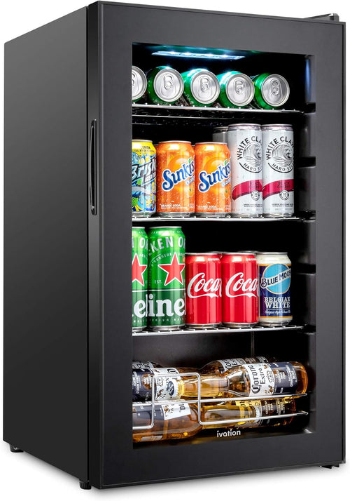 101 Can Stainless Steel Beverage Refrigerator R9735