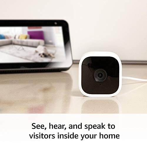 Compact Indoor Plug-In Smart Security Camera, 1080p HD, 2 Cameras (White) F2070