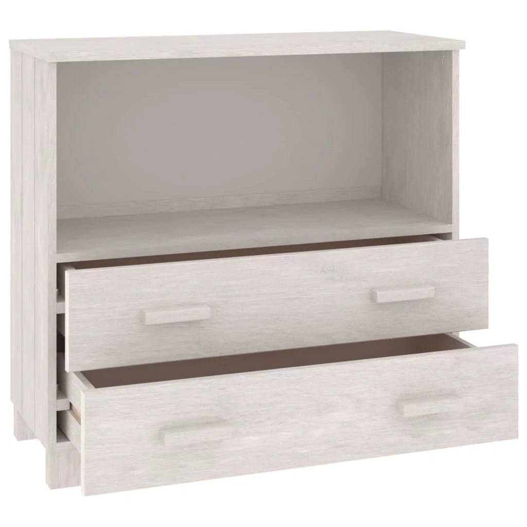 White Solid Wood Pine Sideboard P5294