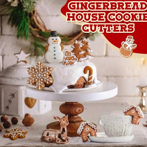 7 Pcs Stainless Steel Christmas Mug Topper Cookie Cutters U468219