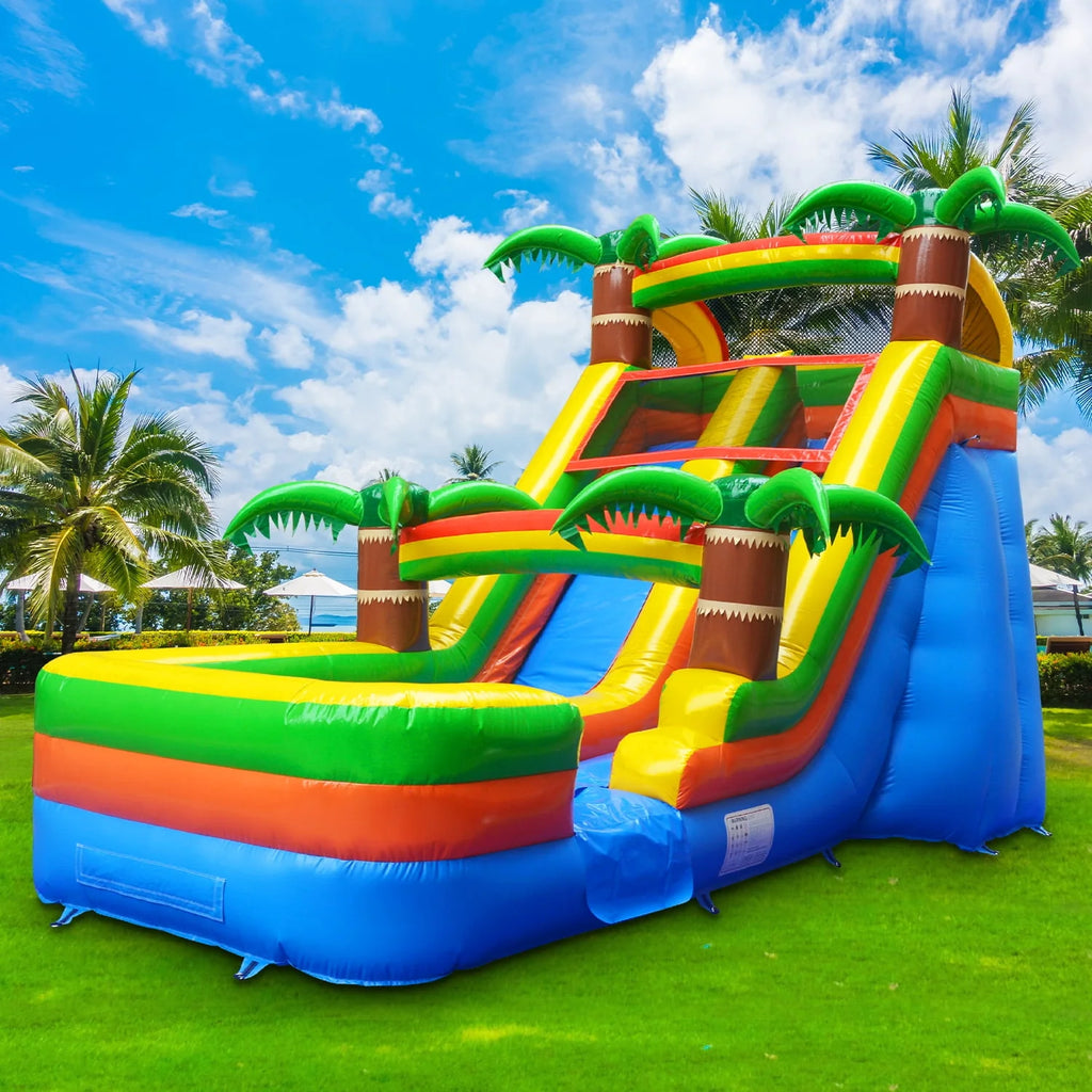 21 ft Inflatable Water Slide with Air Blower Y95691