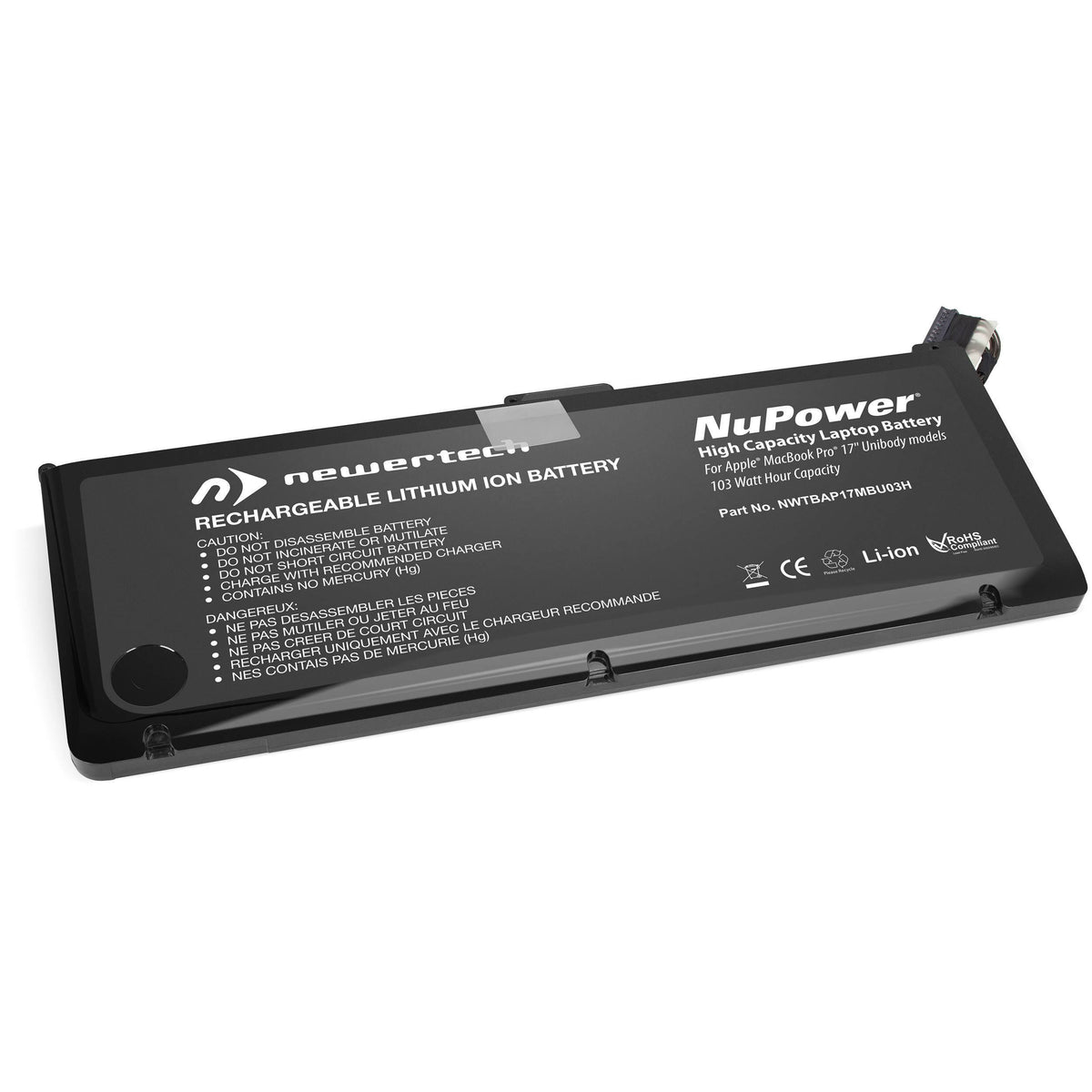 103Wh Battery for MacBook Pro 17" M178
