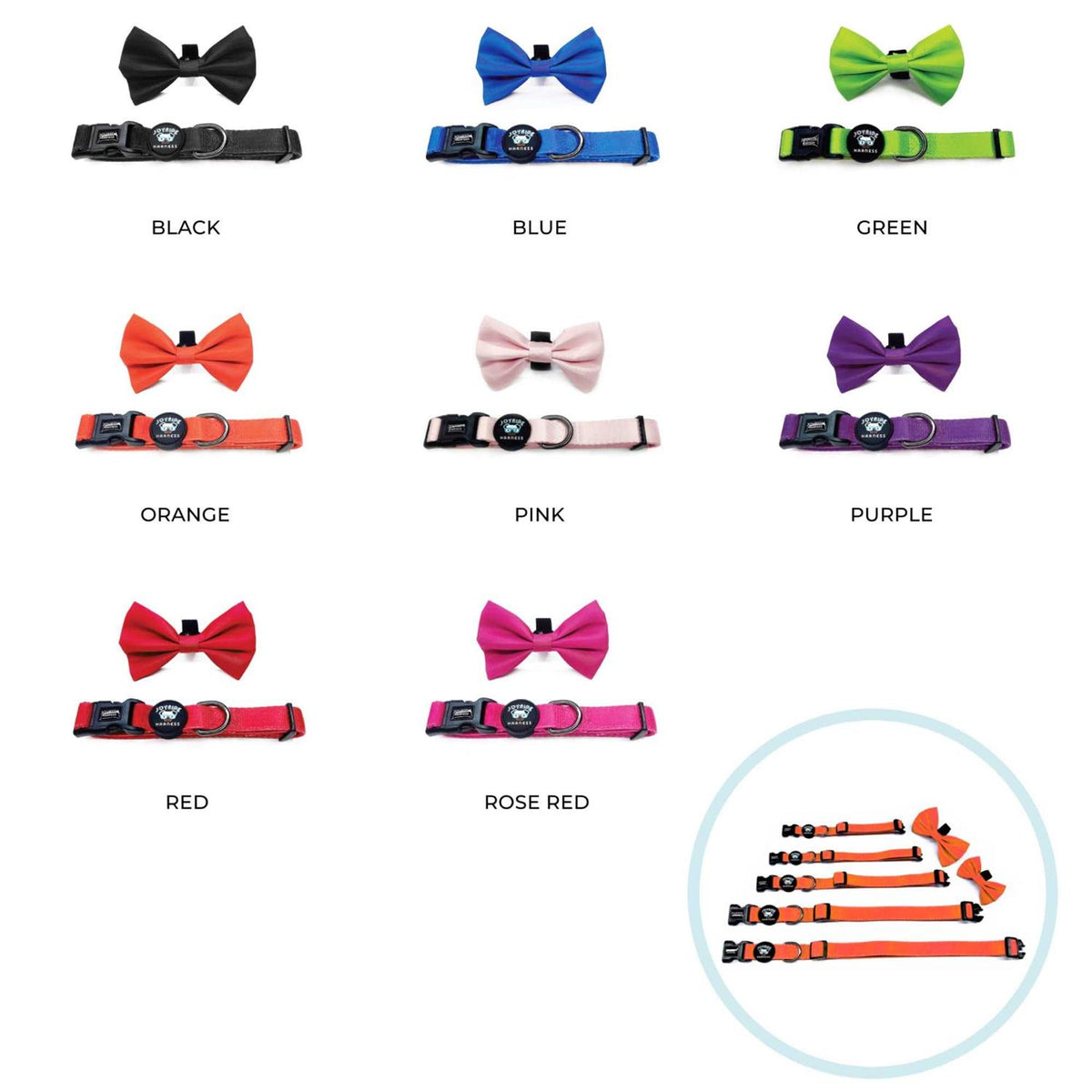 Dog Collar with Removable Bow Tie G8625