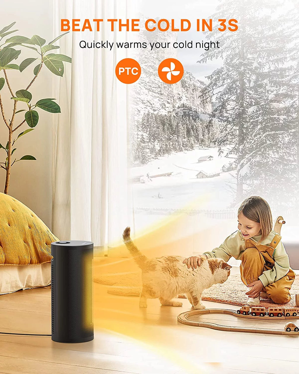 1500W Indoor Space Heater S446