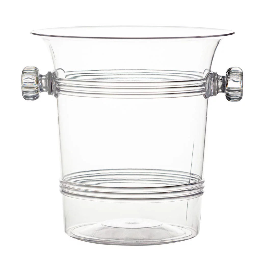 Clear Disposable Plastic Ice Bucket 36 Pack Y788