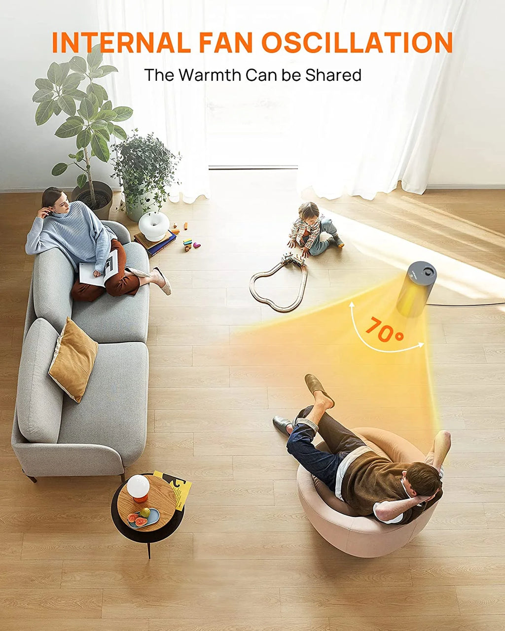 1500W Indoor Space Heater S446