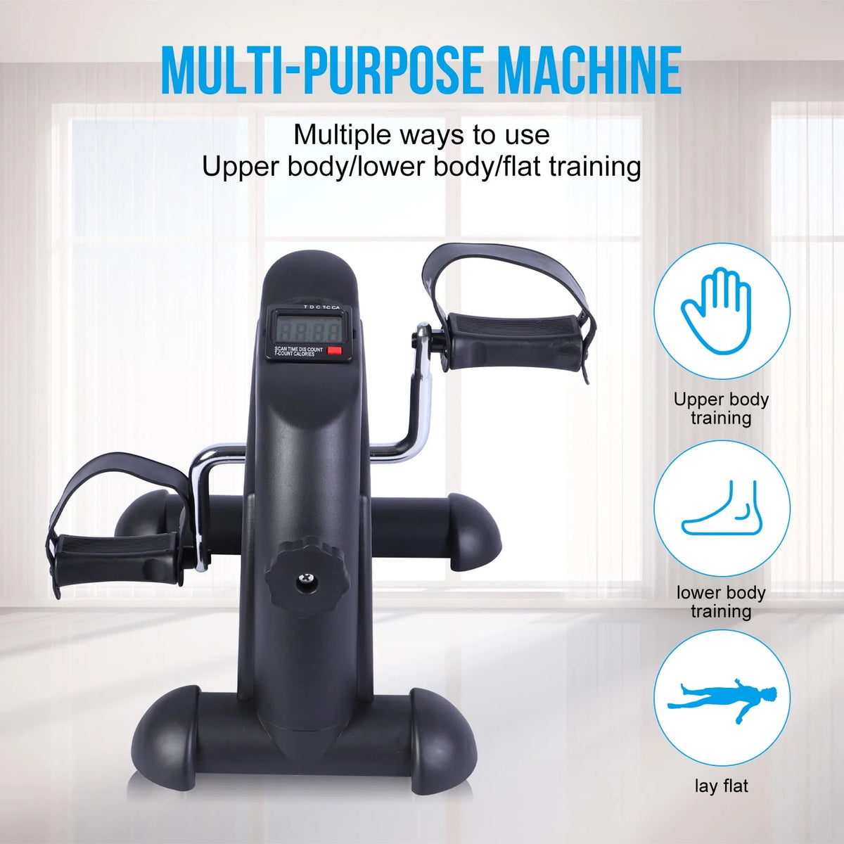 Mini Multi-Functional Stepper Exercise Bike with LCD Screen E294