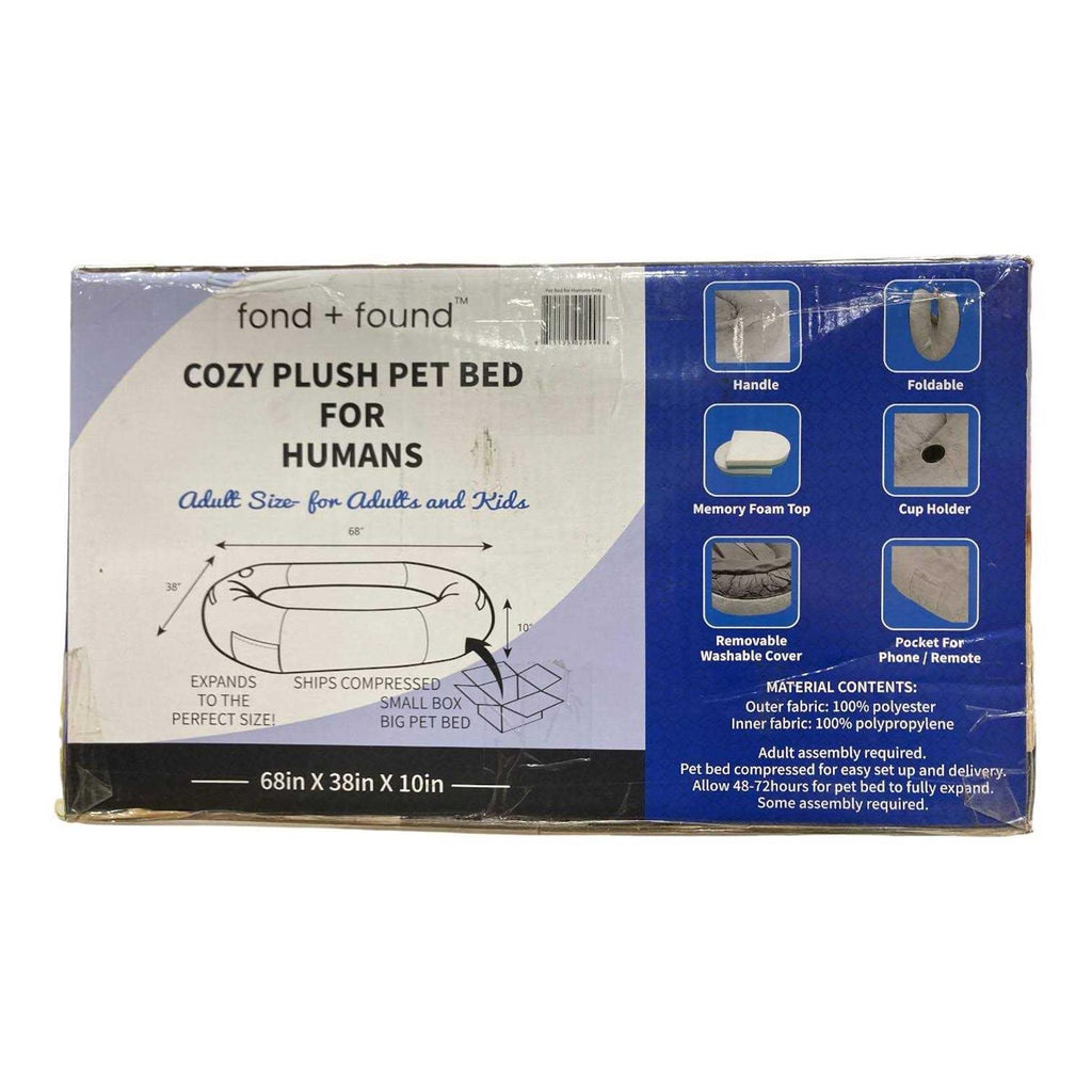 Large Cozy Plush Pet Bed D608