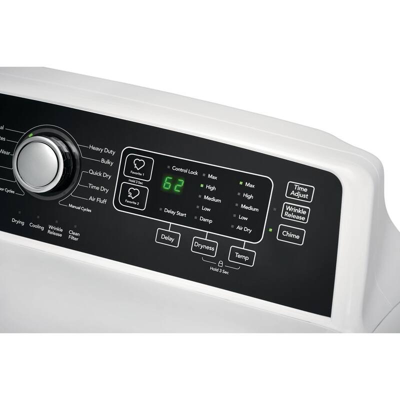 White 6.7 cu. ft. Free Standing Gas Dryer X534657