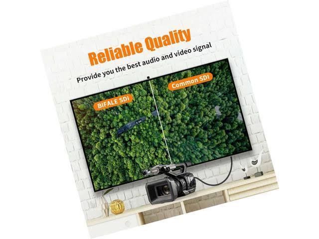 25ft 75 Ohm BNC to BNC SDI Cable F9263