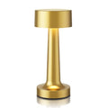 Portable LED Table Lamp, 3 Color Touch Control Rechargeable Metal Desk Lamp V53324
