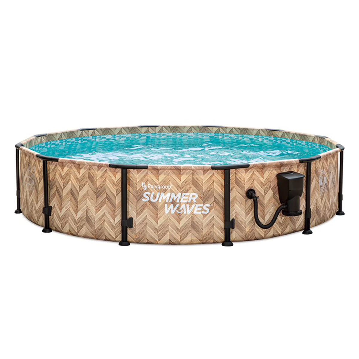 12ft x 30in Above Ground Frame Pool with Filter V4315