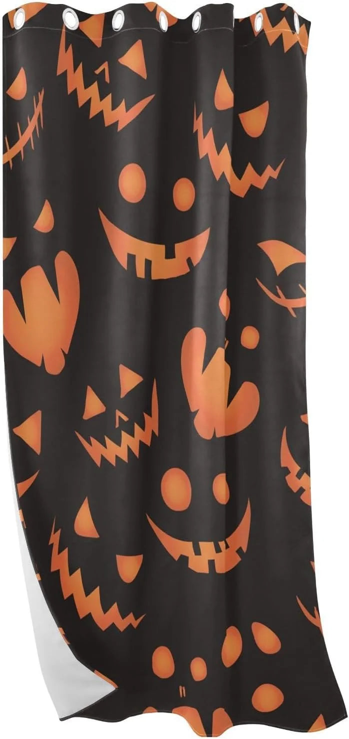 Black 84 inches Room Darkening Curtains T2599