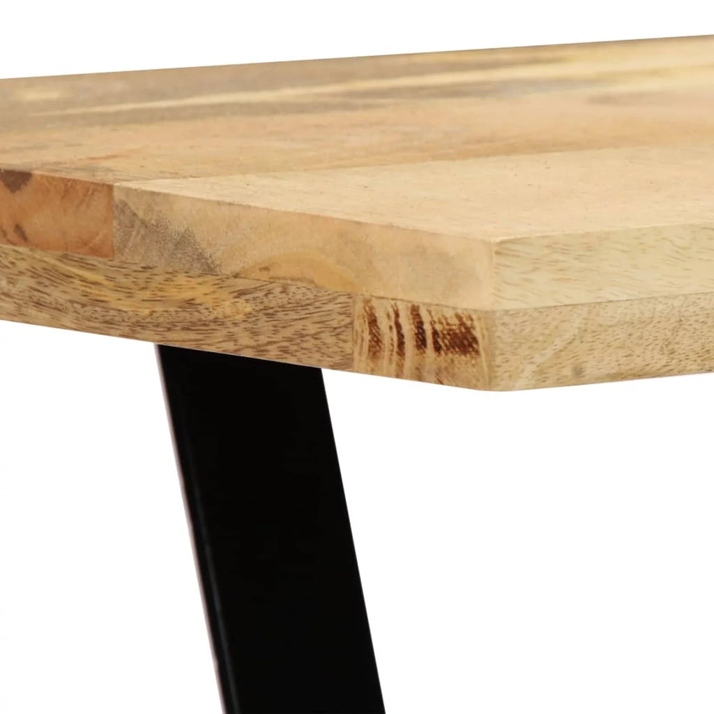 63" Solid Mango Wood Bench D360