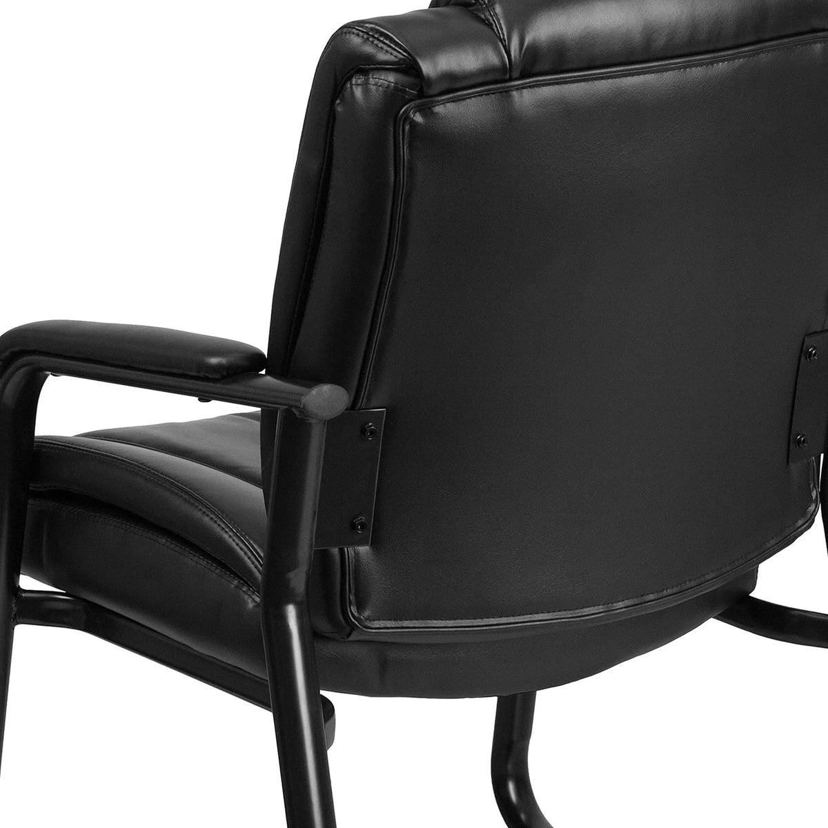Black Leathersoft Reception Chairs S34200