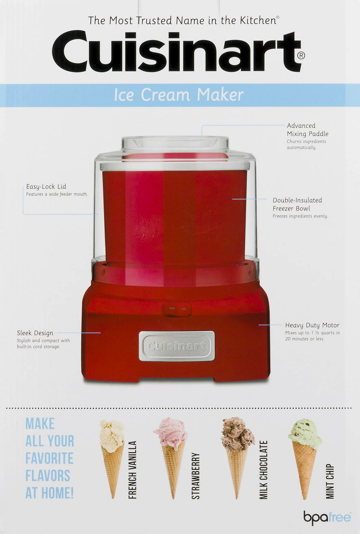 Frozen Yogurt Ice Cream & Sorbet Maker R384