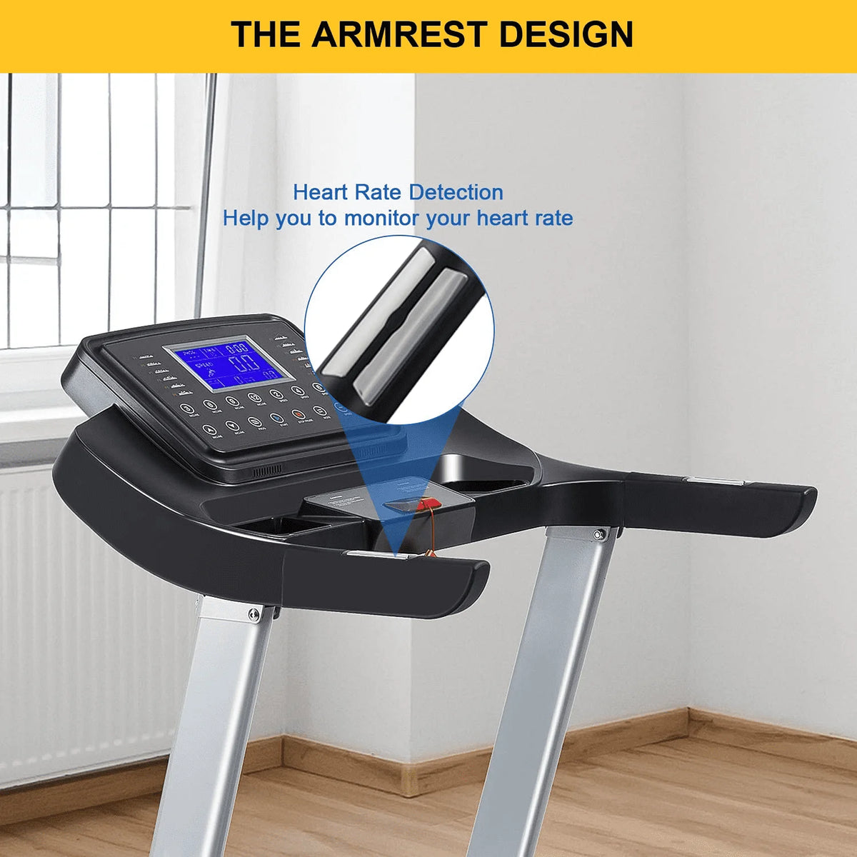 3HP Folding Treadmill with Auto Incline D9309