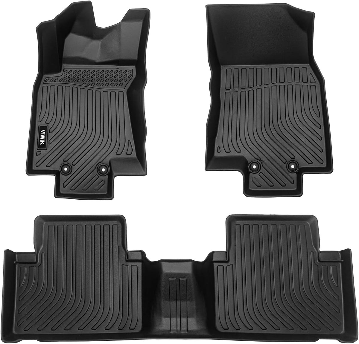 Black TPE Car Floor Mats Full Set C62205