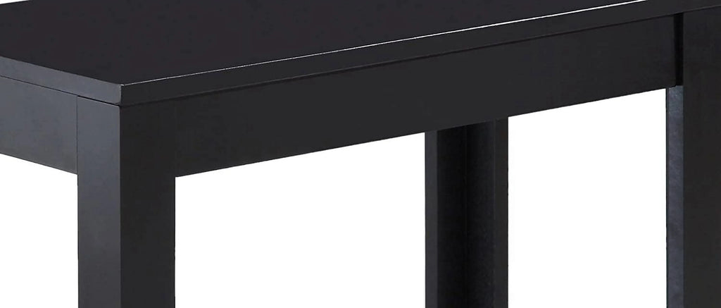 Black Wooden Chairside Table G684