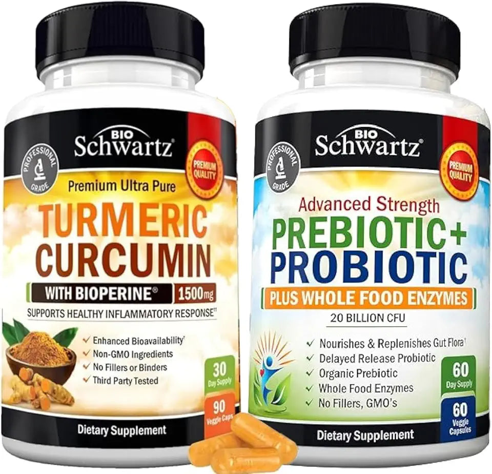 1500mg Turmeric Curcumin and Probiotics Supplement Y426