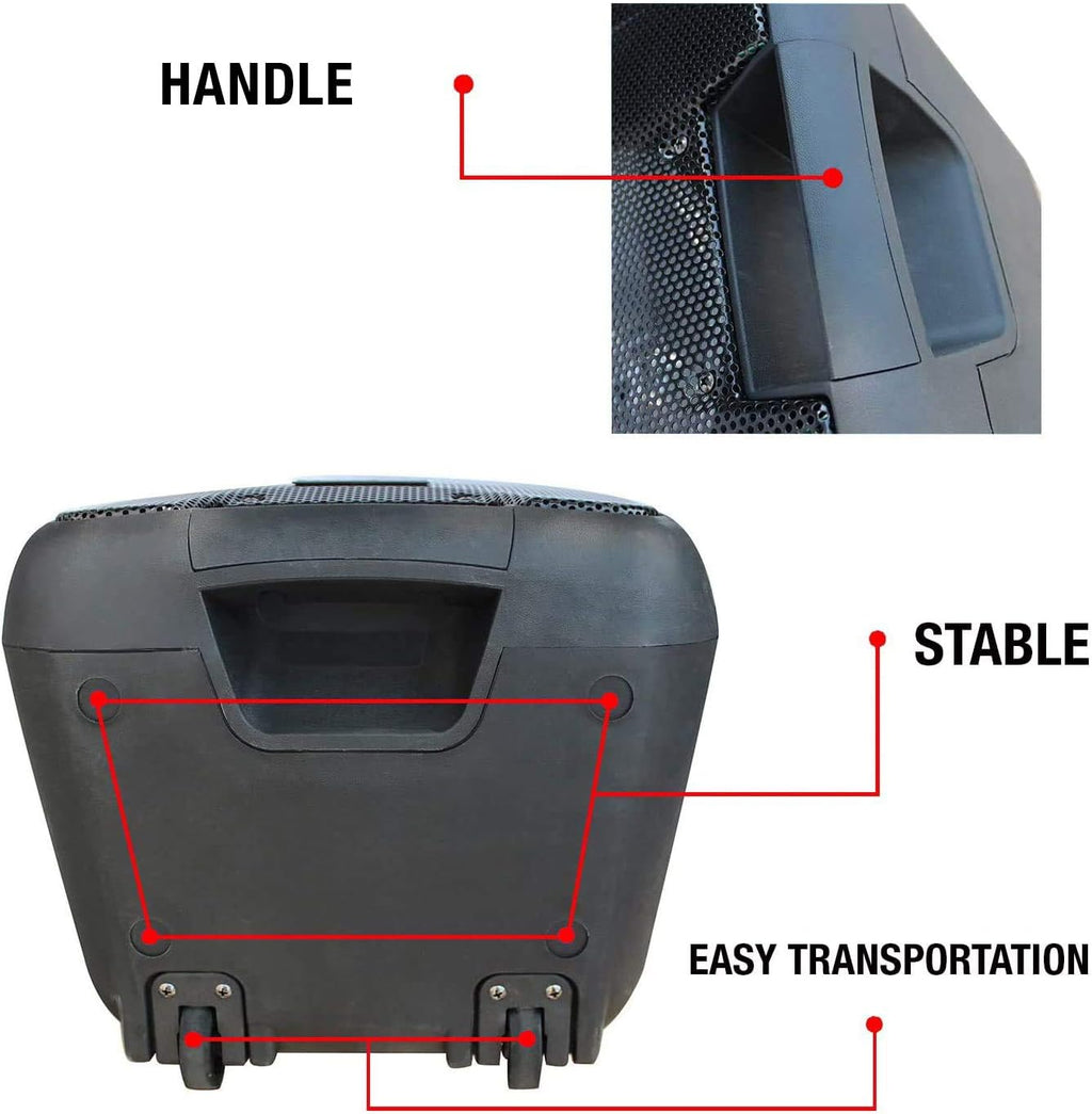 Bluetooth Dual 10 Inch PA Speaker System U160
