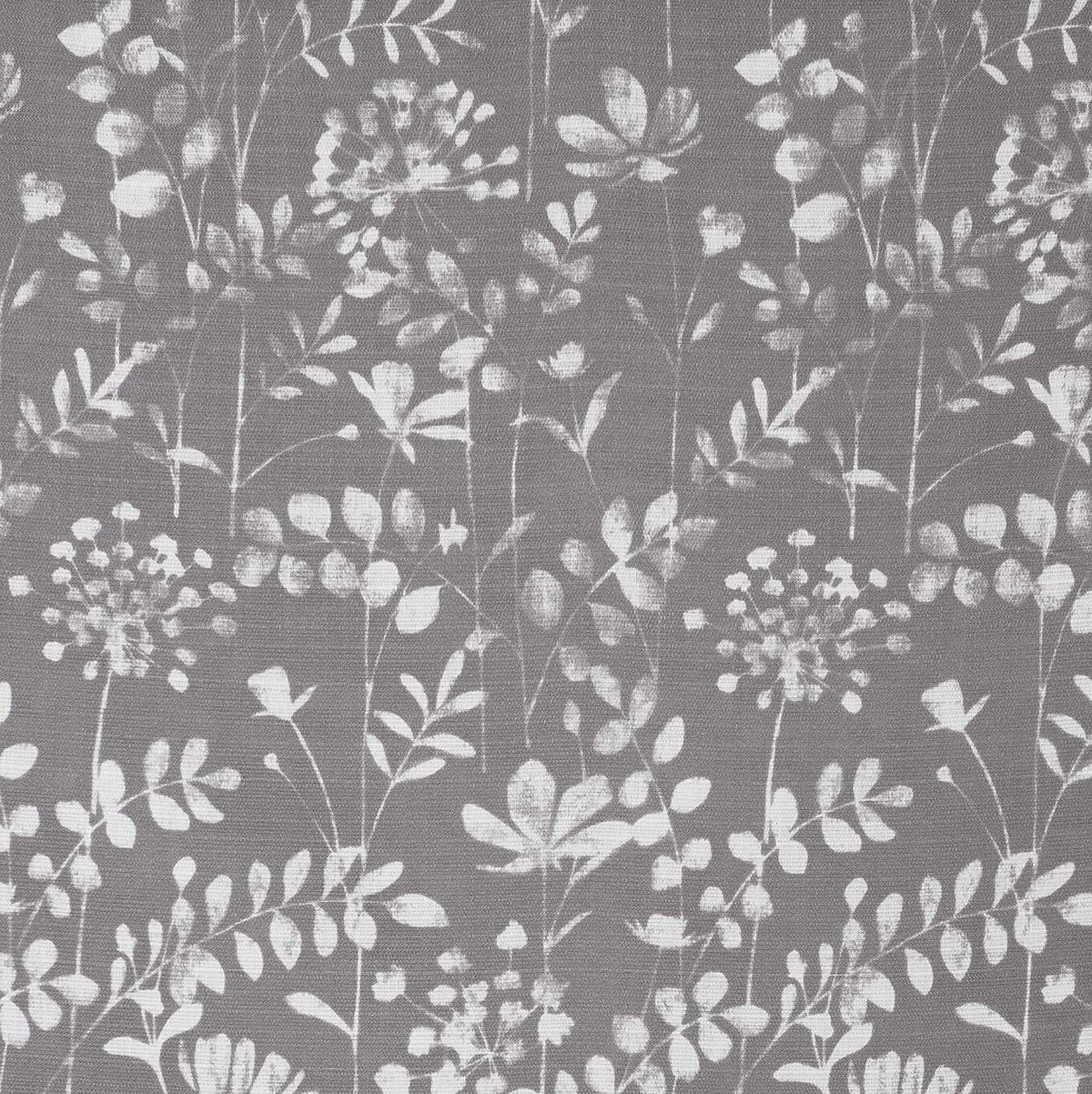 Grey Floral Window Curtain Valance Z84537