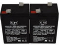 6V 4.5 Ah Replacement Battery 2 Pack P662548
