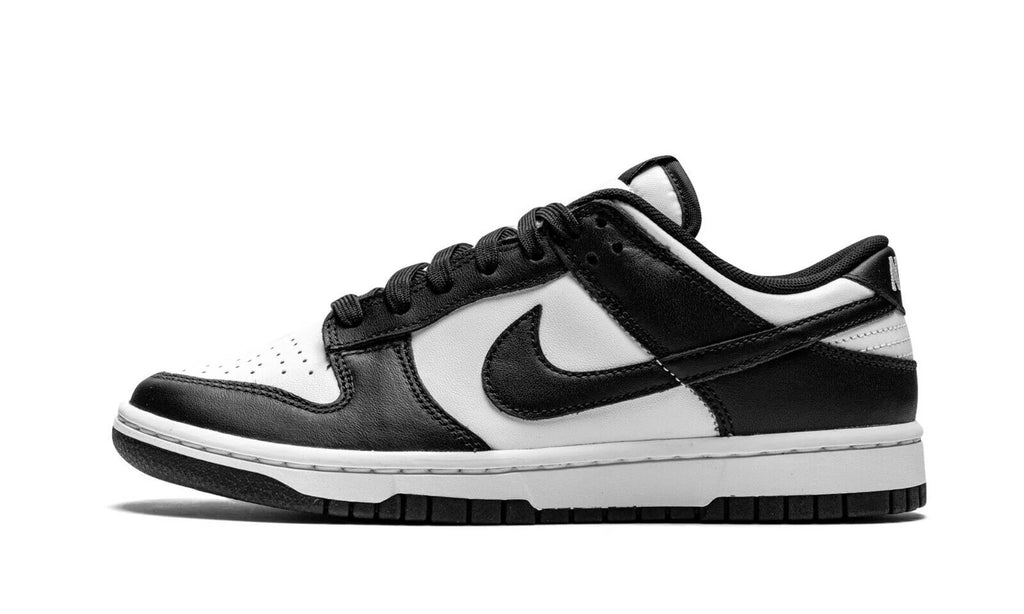Black & White Leather Running Shoes I546180