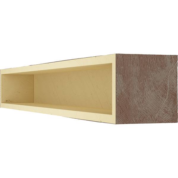Hand Hewn Faux Wood Fireplace Mantel Y85942