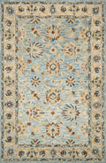 Light Blue Natural 9'3 x 13' Rug X776392