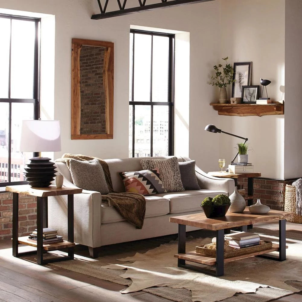 Natural Live Edge Wood Coffee Table X358797