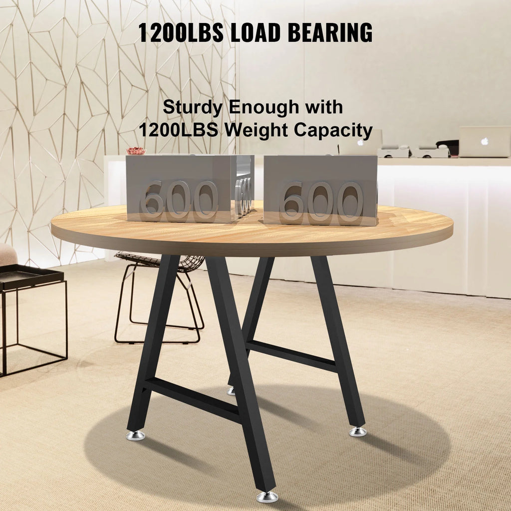 28 x 17.7 inch Black Metal Table Legs Set of 2 G6280
