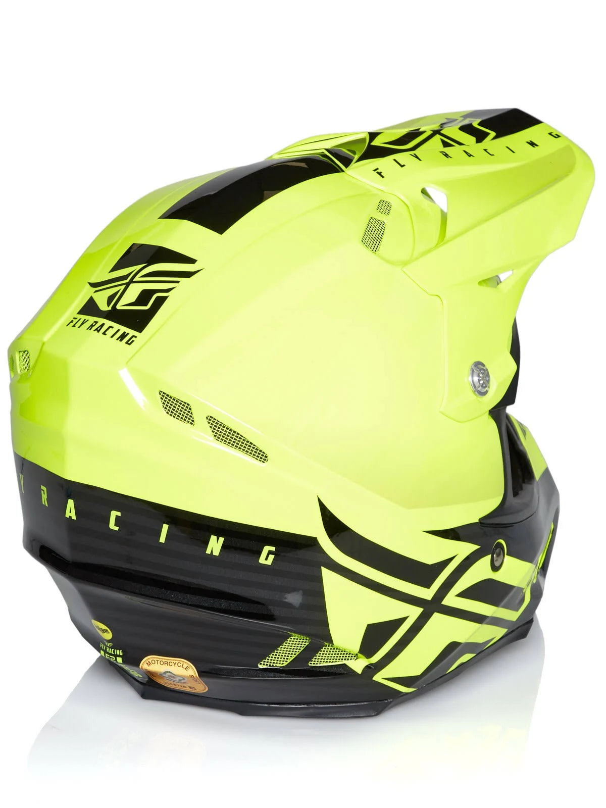 Hi-Vis Yellow/Black Medium Helmet R5891