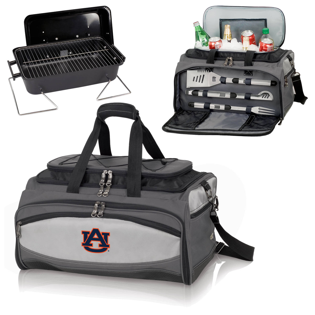 Portable Charcoal Grill and Cooler U341