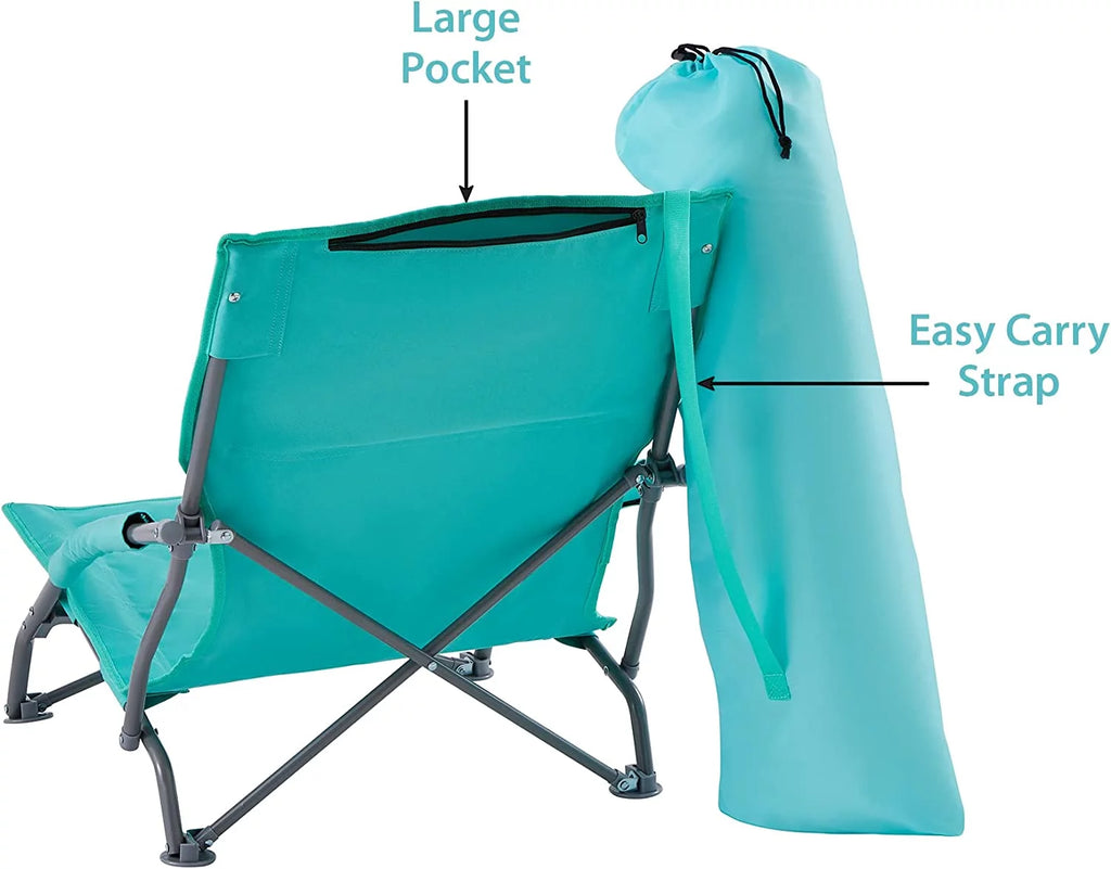 Sling Back Bag Beach Camping Picnic Chair B85614