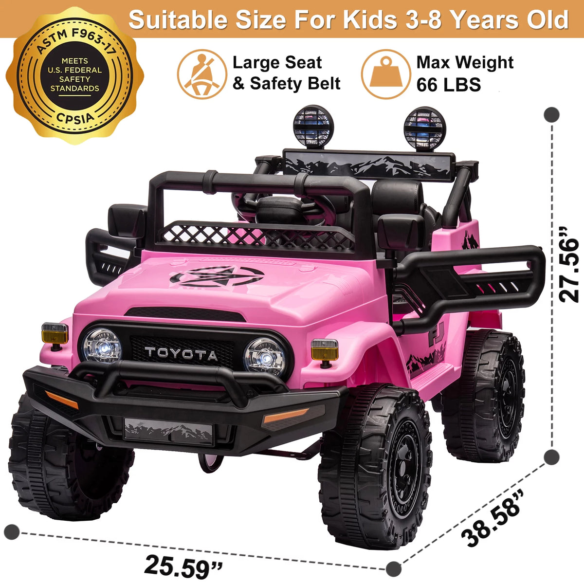 12 V Battery Powered Ride on Car with Remote Control Q19365